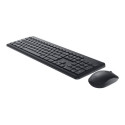 Dell Wireless Keyboard and Mouse KM3322W - Klávesnice a sada myši - bezdrátový - 2.4 GHz - QWERTY - ukrajinská - černá