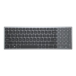 Dell Multi-Device KB740 - Klávesnice - kompaktní - bezdrátový - 2.4 GHz, Bluetooth 5.0 - QWERTZ - maďarská - titanová šedá - s 3 years Advanced Exchange Service