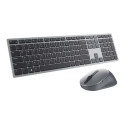 Dell Premier Multi-Device KM7321W - Klávesnice a sada myši - bezdrátový - 2.4 GHz, Bluetooth 5.0 - AZERTY - belgická - titanová šedá
