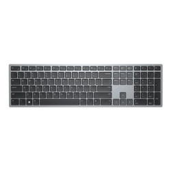 Dell Multi-Device KB700 - Klávesnice - bezdrátový - 2.4 GHz, Bluetooth 5.0 - QWERTY - US mezinárodní - titanová šedá - s 3 years Advanced Exchange Service