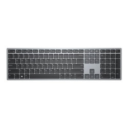 Dell Multi-Device KB700 - Klávesnice - bezdrátový - 2.4 GHz, Bluetooth 5.0 - QWERTY - britská - titanová šedá - s 3 years Advanced Exchange Service