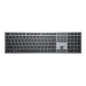 Dell Multi-Device KB700 - Klávesnice - bezdrátový - 2.4 GHz, Bluetooth 5.0 - QWERTZ - německá - titanová šedá - s 3 years Advanced Exchange Service