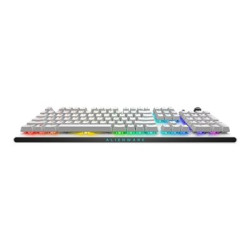 Alienware Tri-Mode AW920K - Klávesnice - AlienFX per-key RGB 16,8 milionů barev - bezdrátový - 2.4 GHz, Bluetooth 5.1, USB - QWERTY - americká angličtina - klávesový spínač: CHERRY MX Red - lunar light