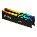 KINGSTON DIMM DDR5 64GB (Kit of 2) 5600MT s CL36 FURY Beast RGB EXPO