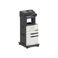 Lexmark MX822adxe - Multifunkční tiskárna - Č B - laser - 215.9 x 355.6 mm (originální) - A4 Legal (média) - až 52 stran min. (kopírování) - až 52 stran min. (tisk) - 2650 listy - 33.6 Kbps - USB 2.0, Gigabit LAN, hostitel USB 2.0