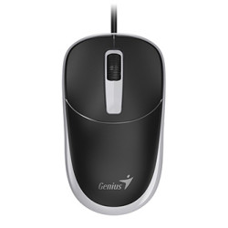 Myš drátová, Genius DX-123, černo-šedá, optická, 1200DPI, USB-C