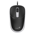 Myš drátová, Genius DX-123, černo-šedá, optická, 1200DPI