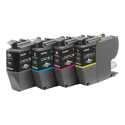 Brother LC421XL - 4-balení - XL - černá, žlutá, azurová, purpurová - originální - inkoustová cartridge - pro Brother DCP-J1140DW, MFC-J1010DW, MFC-J1012DW