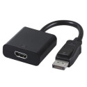 GEMBIRD Kabelová redukce Displayport na HDMI, M F, černá