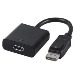 GEMBIRD Kabelová redukce Displayport na HDMI, M F, černá