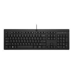 HP 125 - Klávesnice - 100% - full size - USB - česká slovenská - černá