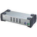 ATEN 4-port KVM PS 2 , 1.2m kabely 