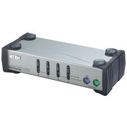 ATEN 4-port KVM PS 2 , 1.2m kabely 