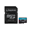 Kingston Canvas Go Plus A2 Micro SDXC 64GB UHS-I U3 Class 10 + Adaptér