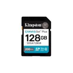 Kingston Canvas Go Plus SDXC 128GB UHS-I U3 Class 10