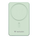 Verbatim, power banka s bezdrátovým nabíjením, 5V, nabíjení telefonu, 32228, 10000mAh, magnetické připevnění, Zelená