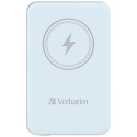 Verbatim, power banka s bezdrátovým nabíjením, 5V, nabíjení telefonu, 32242, 5 000mAh, magnetické připevnění, modrá