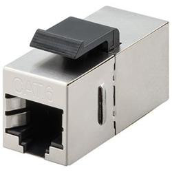 DIGITUS CAT 6 Modular Coupler, shieldedRJ45 to RJ45 For panel connection