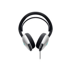 Alienware Gaming Headset AW520H - Náhlavní souprava - plná velikost - kabelové - USB, 3.5 mm jack - lunar light