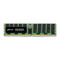 Micron - DDR5 - modul - 64 GB - DIMM 287-pin nízkoprofilová - 4400 MHz PC5-70400 - CL36 - 1.1 V - ECC - zelená