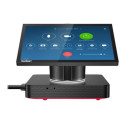 Lenovo ThinkSmart Hub 11H3 - Vše v jednom - Core i5 8365U až 4.1 GHz - vPro - RAM 8 GB - SSD 128 GB - NVMe - UHD Graphics - Gigabit Ethernet - 802.11a b g n ac, Bluetooth 5.0 - Win 10 IoT Enterprise SAC 64-bit - monitor: LED 10.1" 1920 x 1200 (Full HD) dotykový displej - havraní čerň, červená (spodní kryt) - Lenovo TopSeller - s 3 roky Lenovo Premier Support