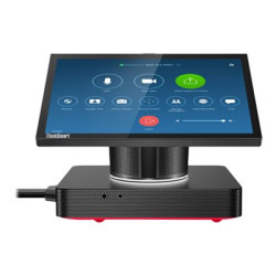 Lenovo ThinkSmart Hub 11H3 - Vše v jednom - Core i5 8365U až 4.1 GHz - vPro - RAM 8 GB - SSD 128 GB - NVMe - UHD Graphics - Gigabit Ethernet - 802.11a b g n ac, Bluetooth 5.0 - Win 10 IoT Enterprise SAC 64-bit - monitor: LED 10.1" 1920 x 1200 (Full HD) dotykový displej - havraní čerň, červená (spodní kryt) - Lenovo TopSeller - s 3 roky Lenovo Premier Support