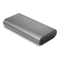 Targus 100W USB-C Portable Power Bank - Power banka napájecí adaptér - 100 Watt - 25000 mAh - výstupní konektory: 3