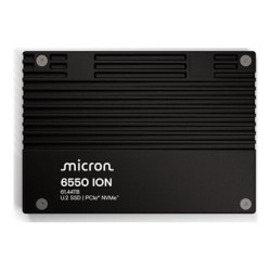 Micron 6550 ION - SSD - Enterprise - šifrovaný - 30.72 TB - interní - 2.5" - U.2 PCIe 5.0 x4 (NVMe) - SHA-512, FIPS 140-3 Level 2 - Self-Encrypting Drive (SED), TCG Opal Encryption - kompatibilní s TAA