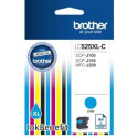 Brother ink LC-525XLC, cyan, 1300str., - prošlá expirace (2017); obal B (viz. popis)