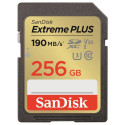 SanDisk Extreme PLUS 256GB SDXC UHS-I, Class 10, U3, V30 up to 190MB s & 130MB s Read Write + 2 years RescuePRO