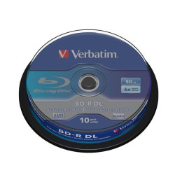 VERBATIM BD-R(10-pack) DualLayer spindle 6X 50GB