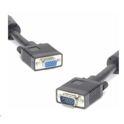 PREMIUMCORD Kabel VGA prodlužovací 20m (HD15M F, dvojité stínění, feritová jádra)