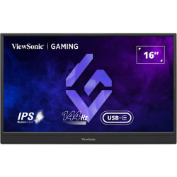 Viewsonic VX1654 16" přenosný herní IPS 1920x1080@144Hz 4,67ms 250cd miniHDMI 2xUSB-C Repro