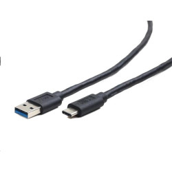 GEMBIRD CABLEXPERT Kabel USB 3.0 AM na Type-C kabel (AM CM), 1m, černý