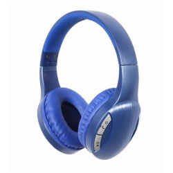 Gembird Sluchátka BTHS-01, mikrofon, Bluetooth, modrá