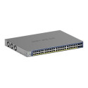 NETGEAR Smart S3300-52X - V3 - přepínač - L3 Lite - inteligentní - 48 x 10 100 1000 + 4 x SFP+ - desktop, Lze montovat do rozvaděče (380 W) - pro P N: AXM764-10000S, AXM765-10000S, G728TXPAV-10000S, G752TXPAV-10000S, GS752TXAV-10000S