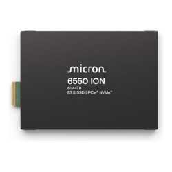 Micron 6550 ION - SSD - Enterprise - šifrovaný - 30.72 TB - interní - E3.S - U.2 PCIe 5.0 x4 (NVMe) - SHA-512, FIPS 140-3 Level 2 - TCG Opal Encryption 2.02, Self-Encrypting Drive (SED) - kompatibilní s TAA