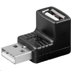 PremiumCord USB redukce A-A, Male Female 90°