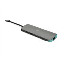 i-tec USB-C Metal Nano Docking Station 4K HDMI LAN + Power Delivery 100 W