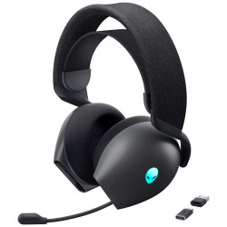 DELL bezdrátová náhlavní souprava AW725H Wireless gaming Tri - mode Headset sluchátka + mikrofon černá