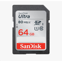SanDisk SDXC karta 64GB Ultra (100MB s Class 10 UHS-I)