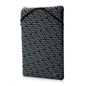 HP Protective Reversible 14 Blk Geo Sleeve - pouzdro