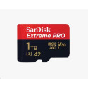 SanDisk micro SDXC karta 1TB Extreme PRO (200 MB s Class 10, UHS-I U3 V30) + adaptér