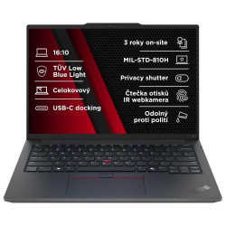 Lenovo ThinkPad E14 Gen 6 (AMD) 14" R5-7535HS 16 512 GB AMD Radeon 660M Graphics Windows 11 Home Černá