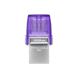 Kingston Flash Disk 128GB DataTraveler microDuo 3C 200MB s dual USB-A + USB-C