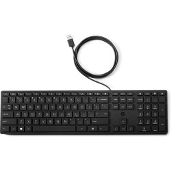 HP 320K Drátové USB-A CZ-SK layout Černá