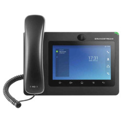 Grandstream GXV3370 IP telefon s Androidem 7.0, PoE+, WiFi, 7" dotykové LCD, mini HDMI, SD card slot, USB]