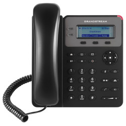 Grandstream GXP1615 VoIP telefon 1x SIP účet, HD audio, 3 program.tlačítka, switch 2xLAN 10 100Mbps, PoE