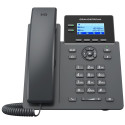 Grandstream GRP2602W VoIP telefon 2,21" podsvícený grafický display 4x SIP 2x LAN 10 100 Mbps PoE WiFi GDMS