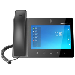 Grandstream GXV3480 VoIP telefon, 16x SIP, barevný dotykový 8" displej, PoE, WiFi, BT, USB